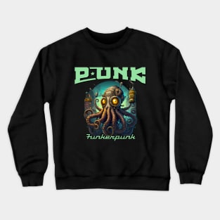 PUNK Metal Octopus Crewneck Sweatshirt